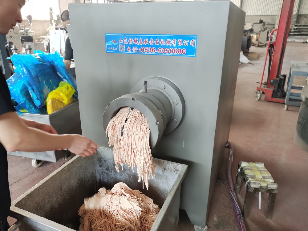 春秋機(jī)械凍肉絞肉機(jī)適合多種物料的絞碎 大型凍肉板絞肉機(jī)不破碎不解凍 凍牛肉板絞肉機(jī)